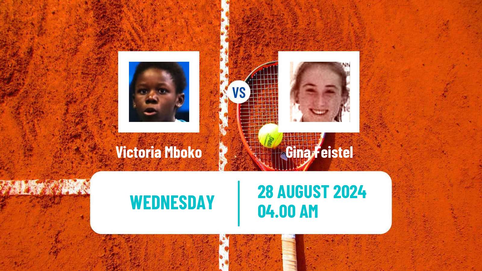Tennis ITF W50 Oldenzaal Women Victoria Mboko - Gina Feistel