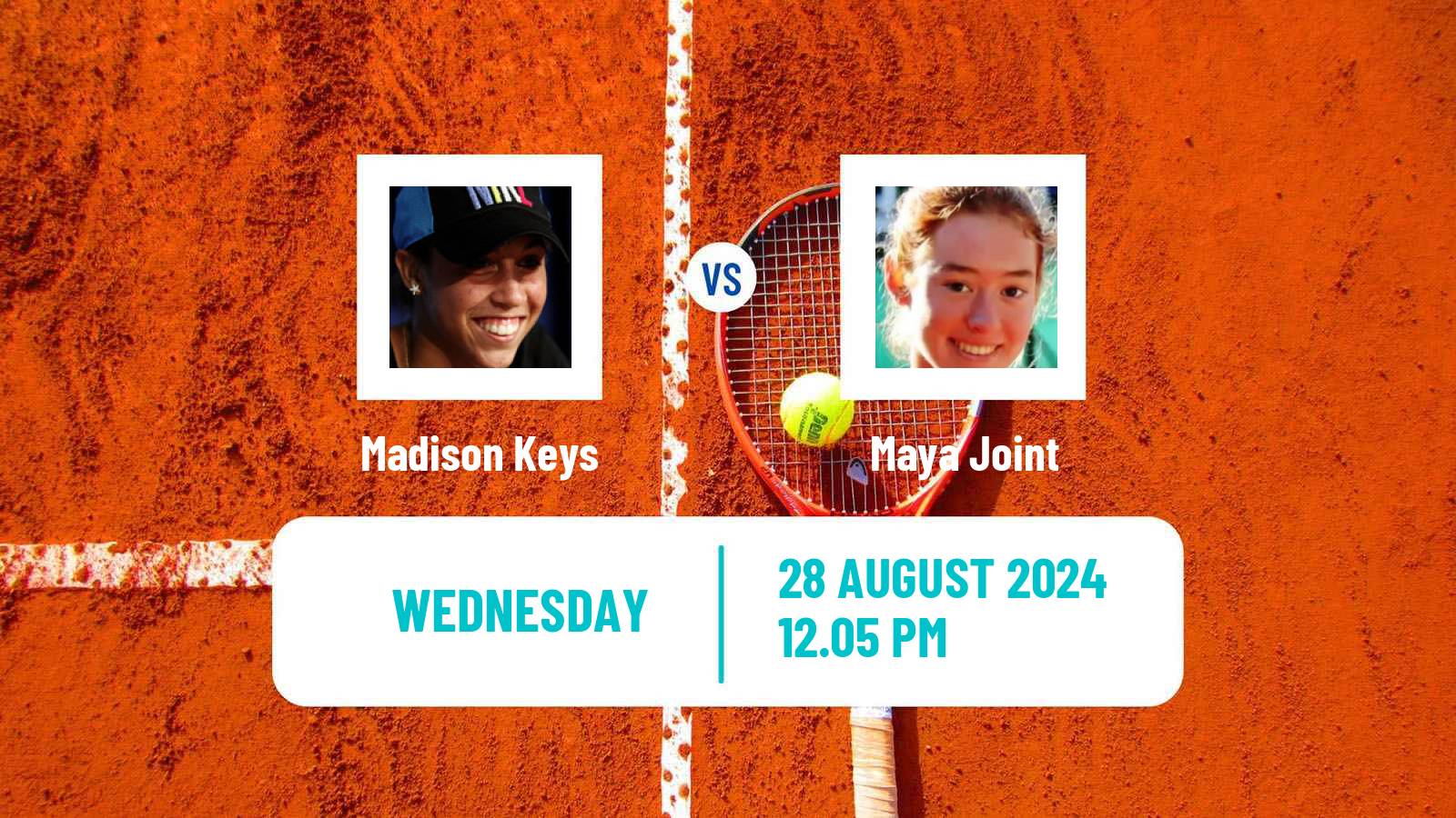 Tennis WTA US Open Madison Keys - Maya Joint