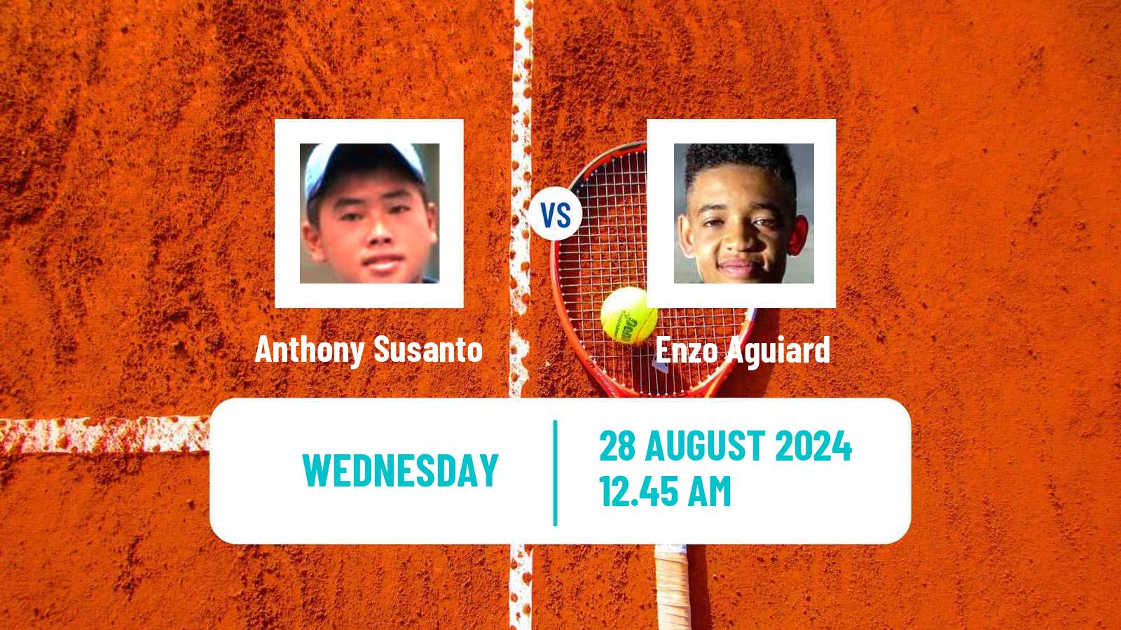 Tennis ITF M15 Bali Men 2024 Anthony Susanto - Enzo Aguiard