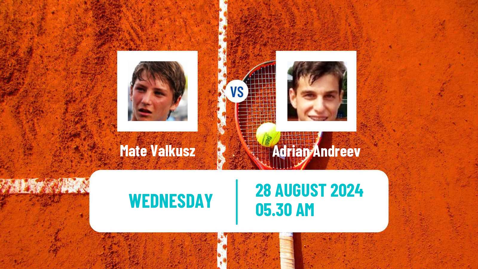 Tennis Porto 2 Challenger Men Mate Valkusz - Adrian Andreev