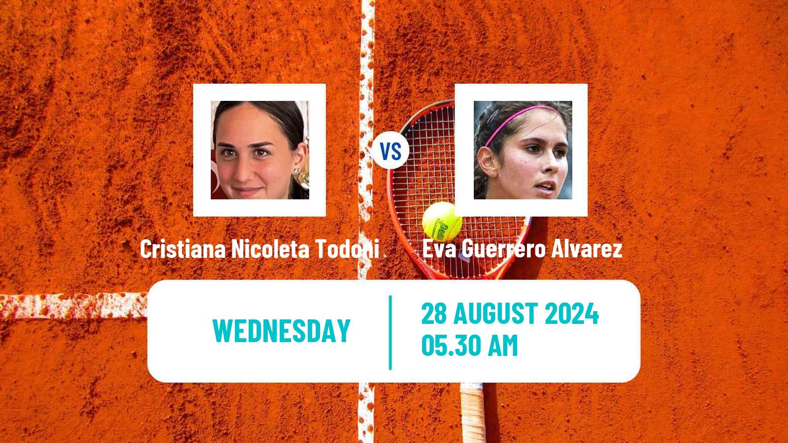 Tennis ITF W35 Brasov Women Cristiana Nicoleta Todoni - Eva Guerrero Alvarez