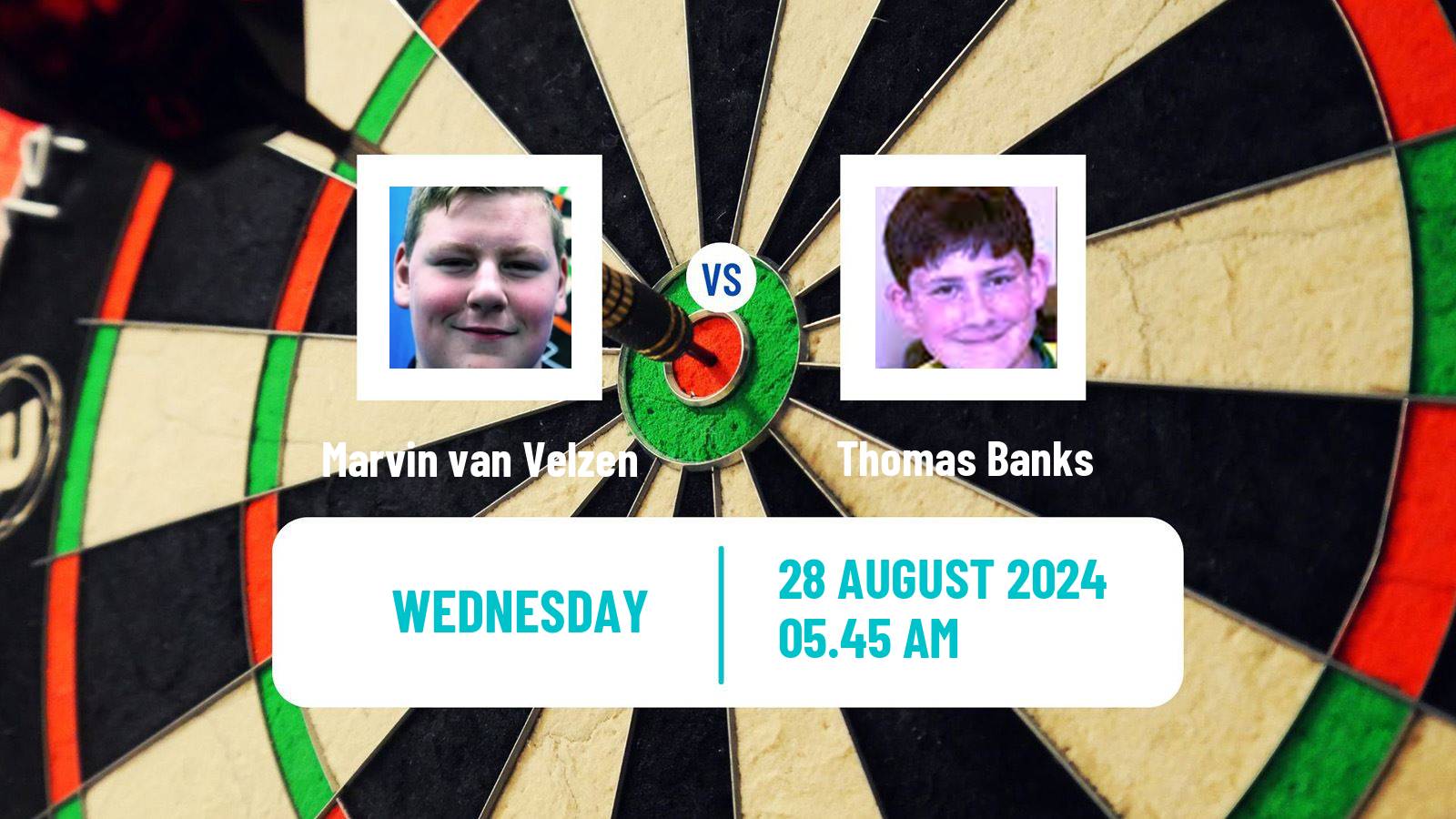 Darts Modus Super Series Marvin van Velzen - Thomas Banks