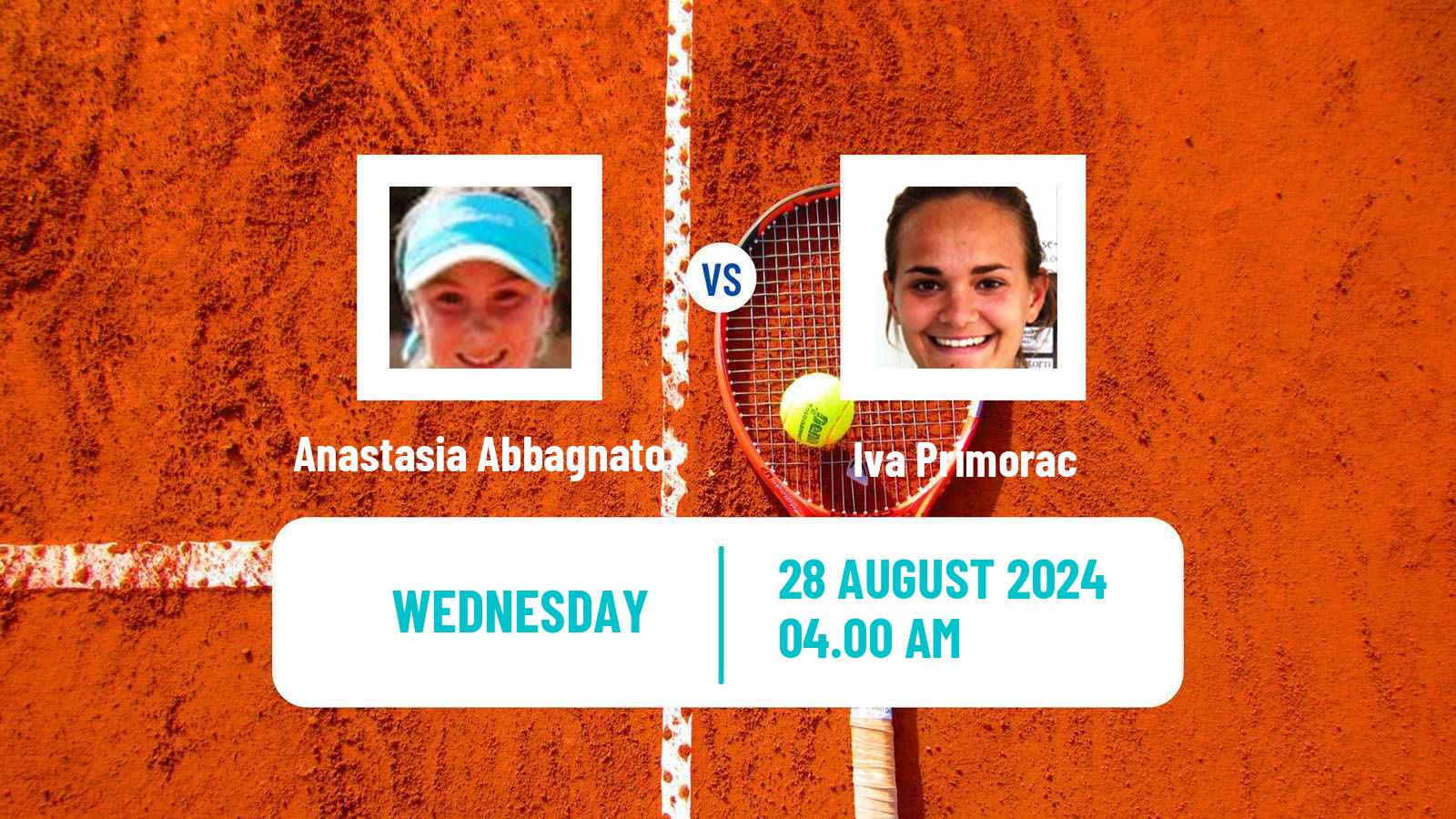 Tennis ITF W35 Trieste Women Anastasia Abbagnato - Iva Primorac