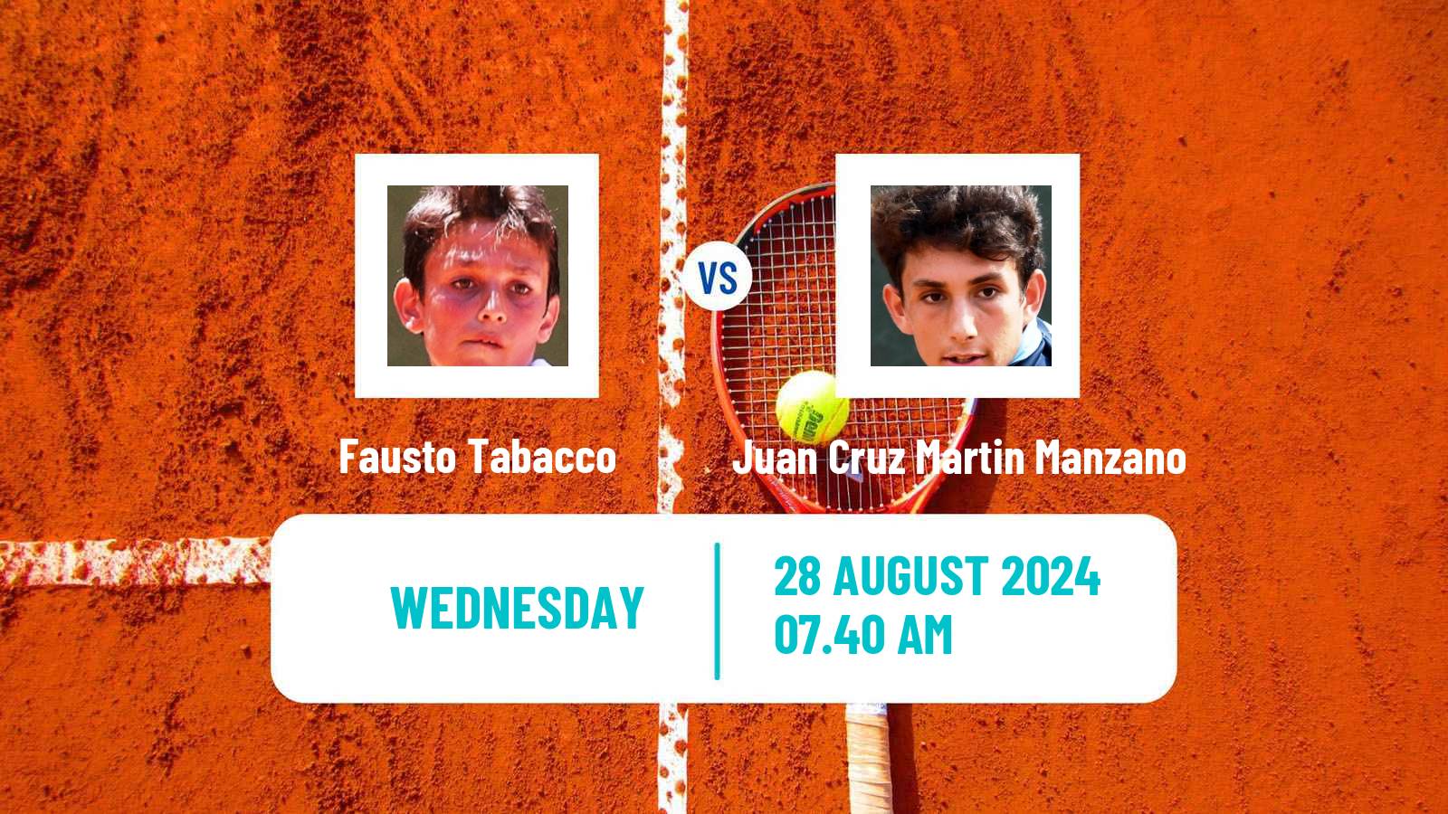 Tennis ITF M15 Forli Men Fausto Tabacco - Juan Cruz Martin Manzano