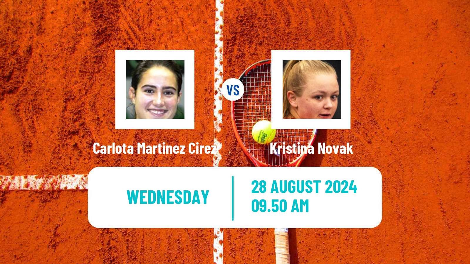 Tennis ITF W35 Trieste Women Carlota Martinez Cirez - Kristina Novak