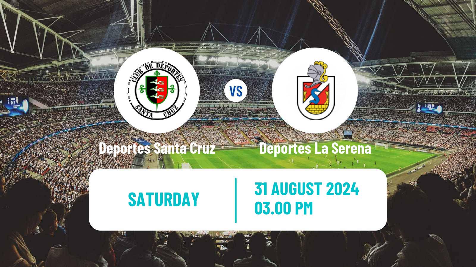 Soccer Chilean Primera B Deportes Santa Cruz - Deportes La Serena