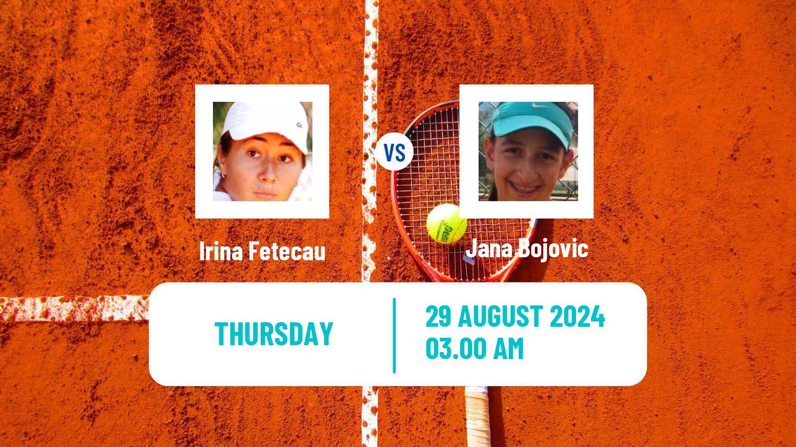 Tennis ITF W35 Brasov Women Irina Fetecau - Jana Bojovic