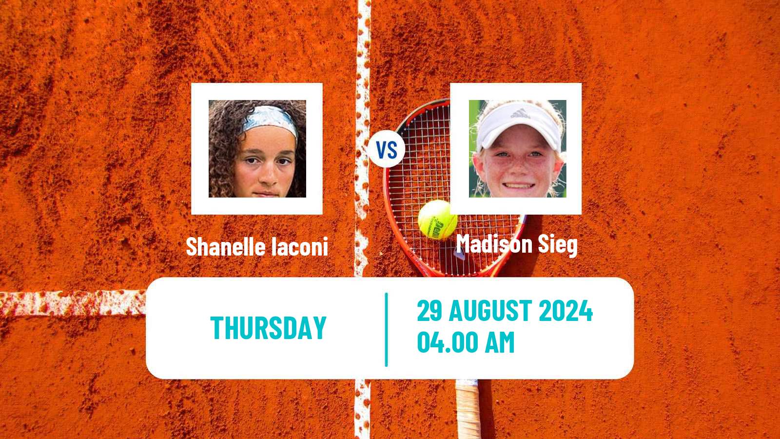 Tennis ITF W35 Collonge Bellerive Women Shanelle Iaconi - Madison Sieg