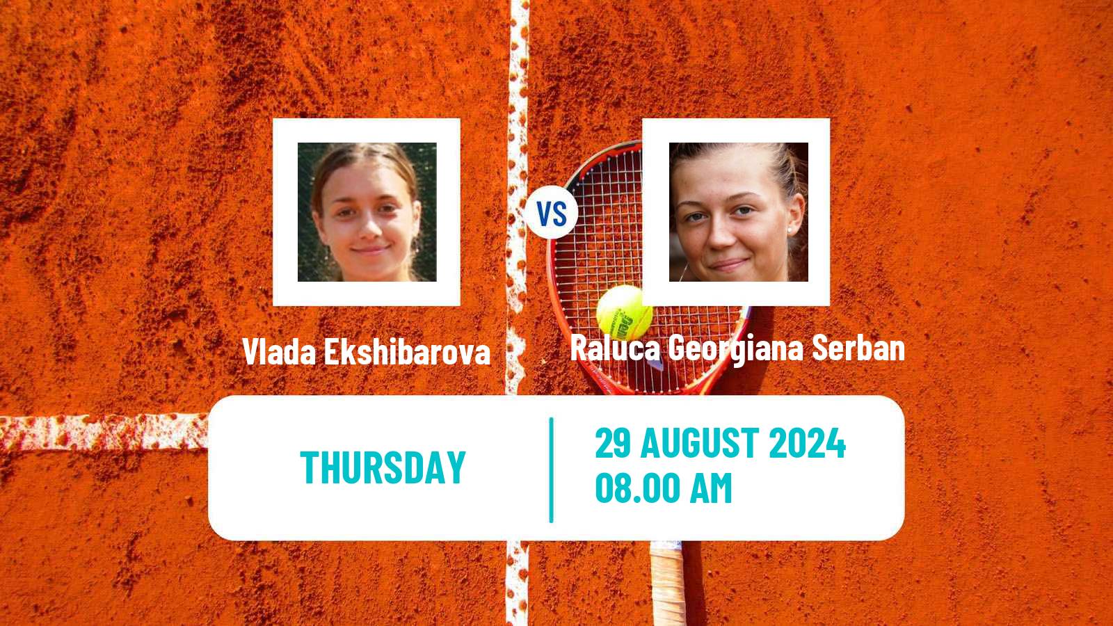 Tennis ITF W50 Meerbusch Women Vlada Ekshibarova - Raluca Georgiana Serban