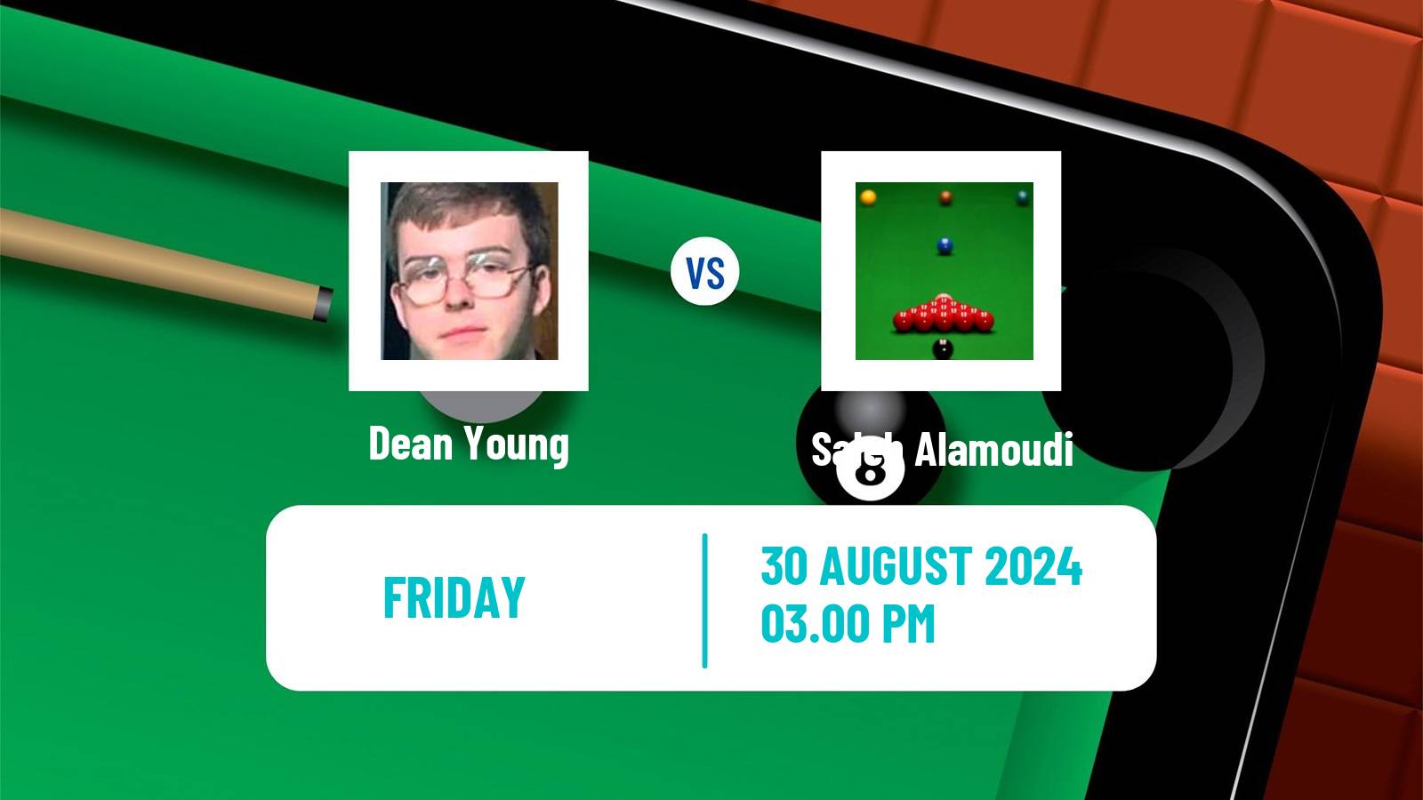 Snooker Saudi Arabia Masters Dean Young - Saleh Alamoudi