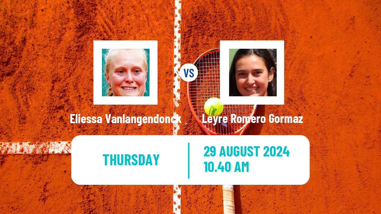 Tennis ITF W50 Oldenzaal Women Eliessa Vanlangendonck - Leyre Romero Gormaz