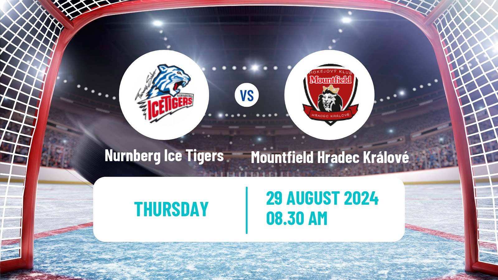 Hockey Club Friendly Ice Hockey Nurnberg Ice Tigers - Mountfield Hradec Králové