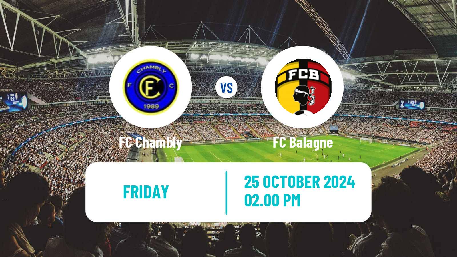 Soccer French National 2 - Group C Chambly - Balagne
