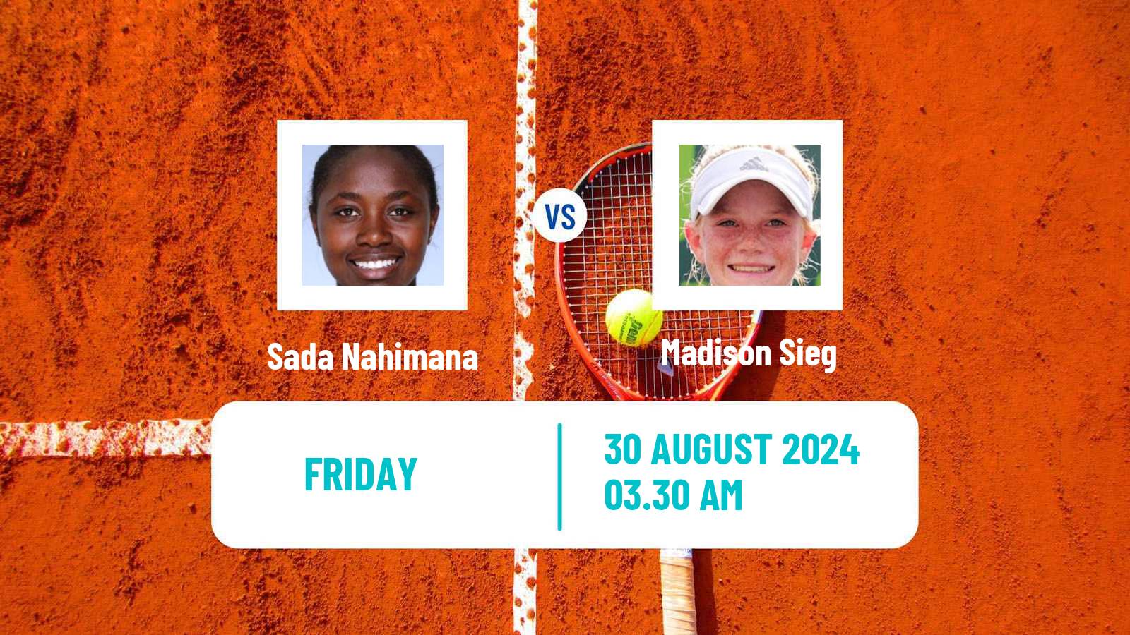 Tennis ITF W35 Collonge Bellerive Women Sada Nahimana - Madison Sieg
