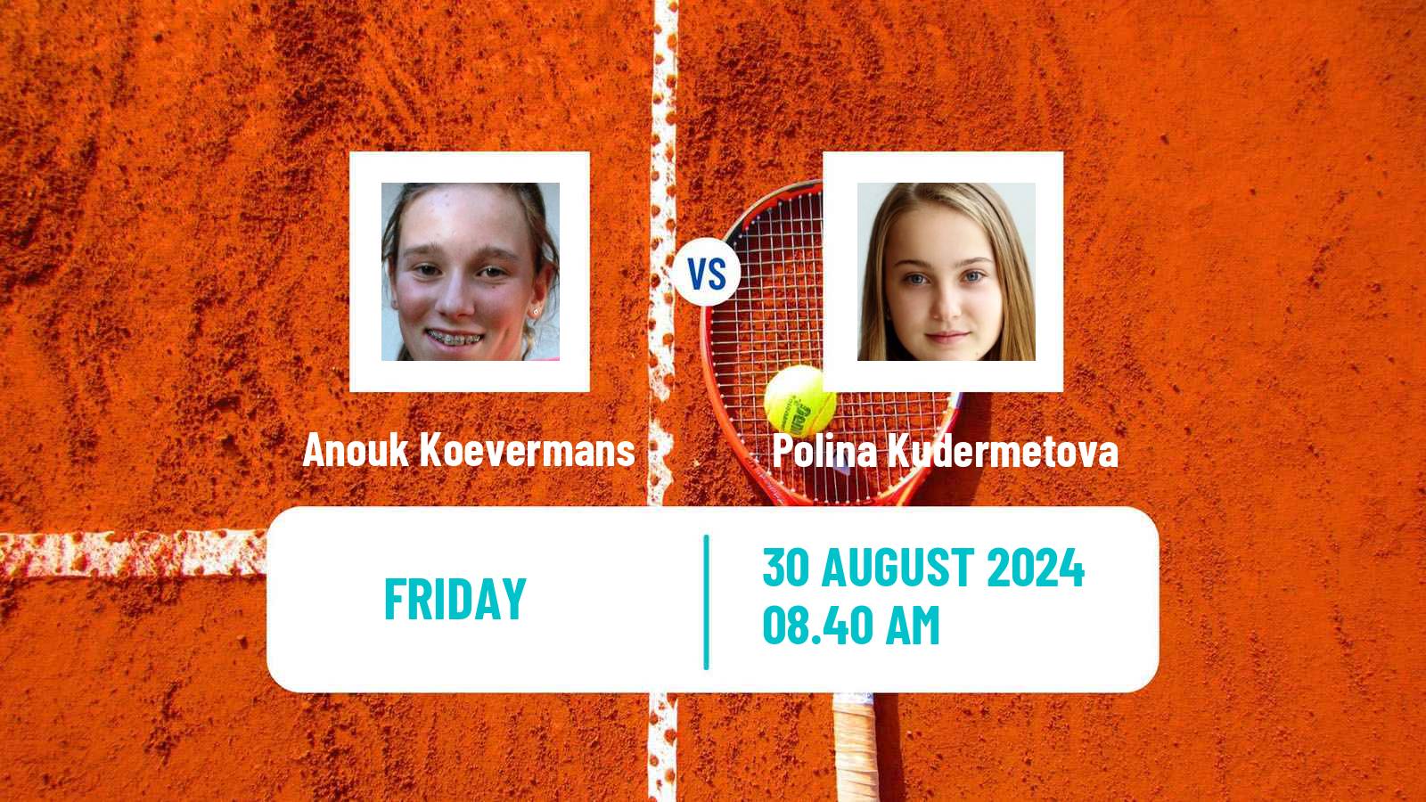 Tennis ITF W50 Oldenzaal Women Anouk Koevermans - Polina Kudermetova