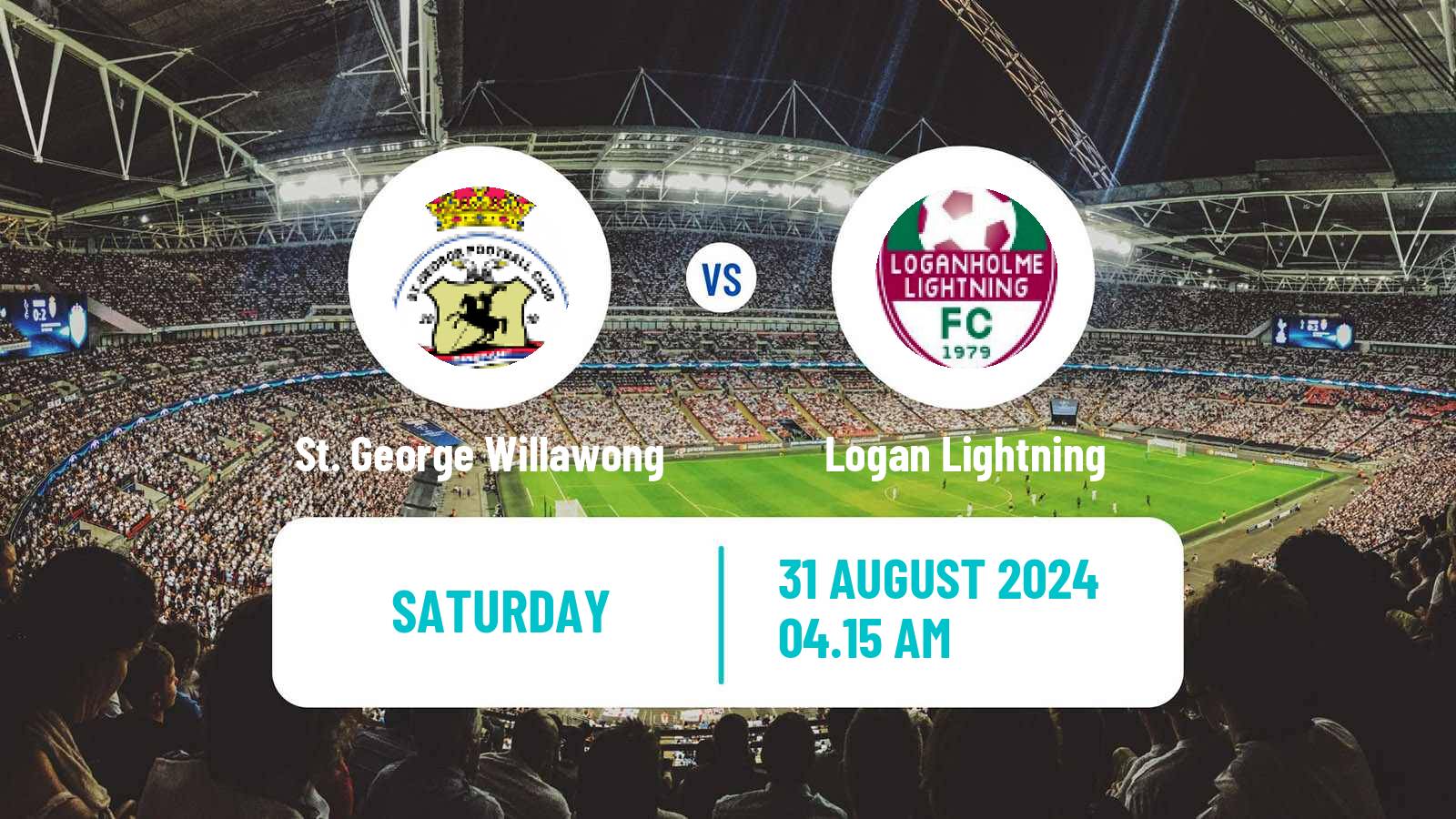 Soccer Australian Queensland Premier League St. George Willawong - Logan Lightning