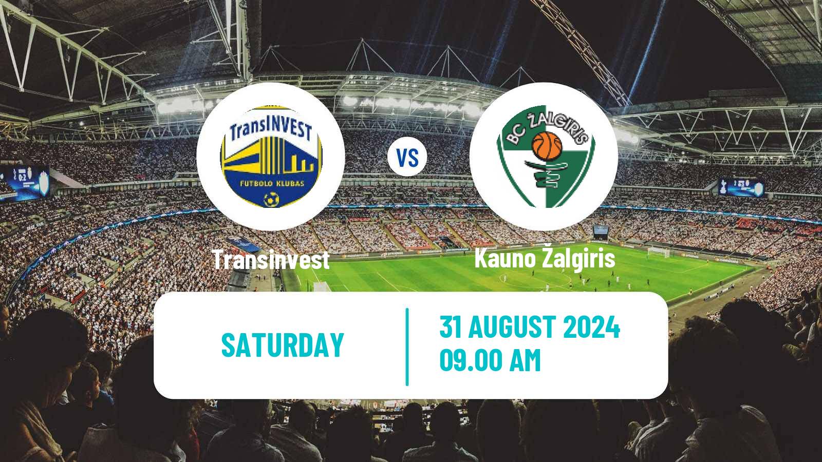Football Lithuanian A Lyga Transinvest - Kauno Žalgiris