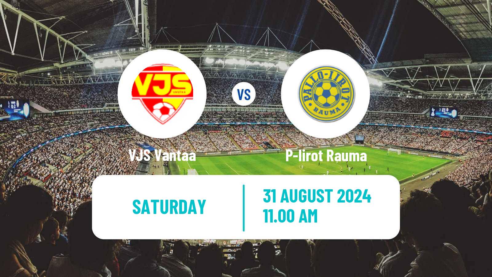 Football Finnish Kakkonen Group B VJS Vantaa - P-Iirot Rauma