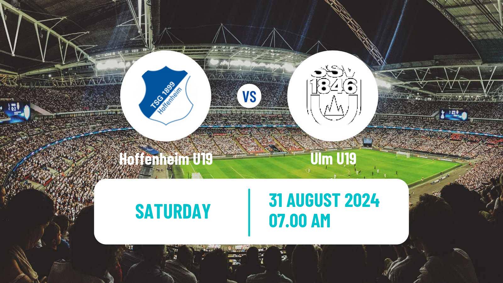 Football German DFB Junioren Pokal Hoffenheim U19 - Ulm U19