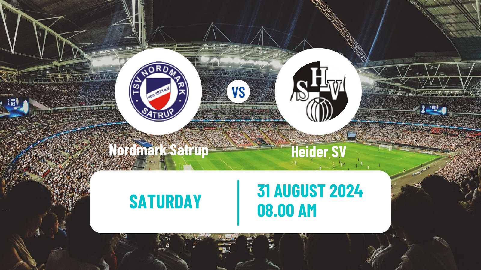 Football German Oberliga Schleswig-Holstein Nordmark Satrup - Heider SV