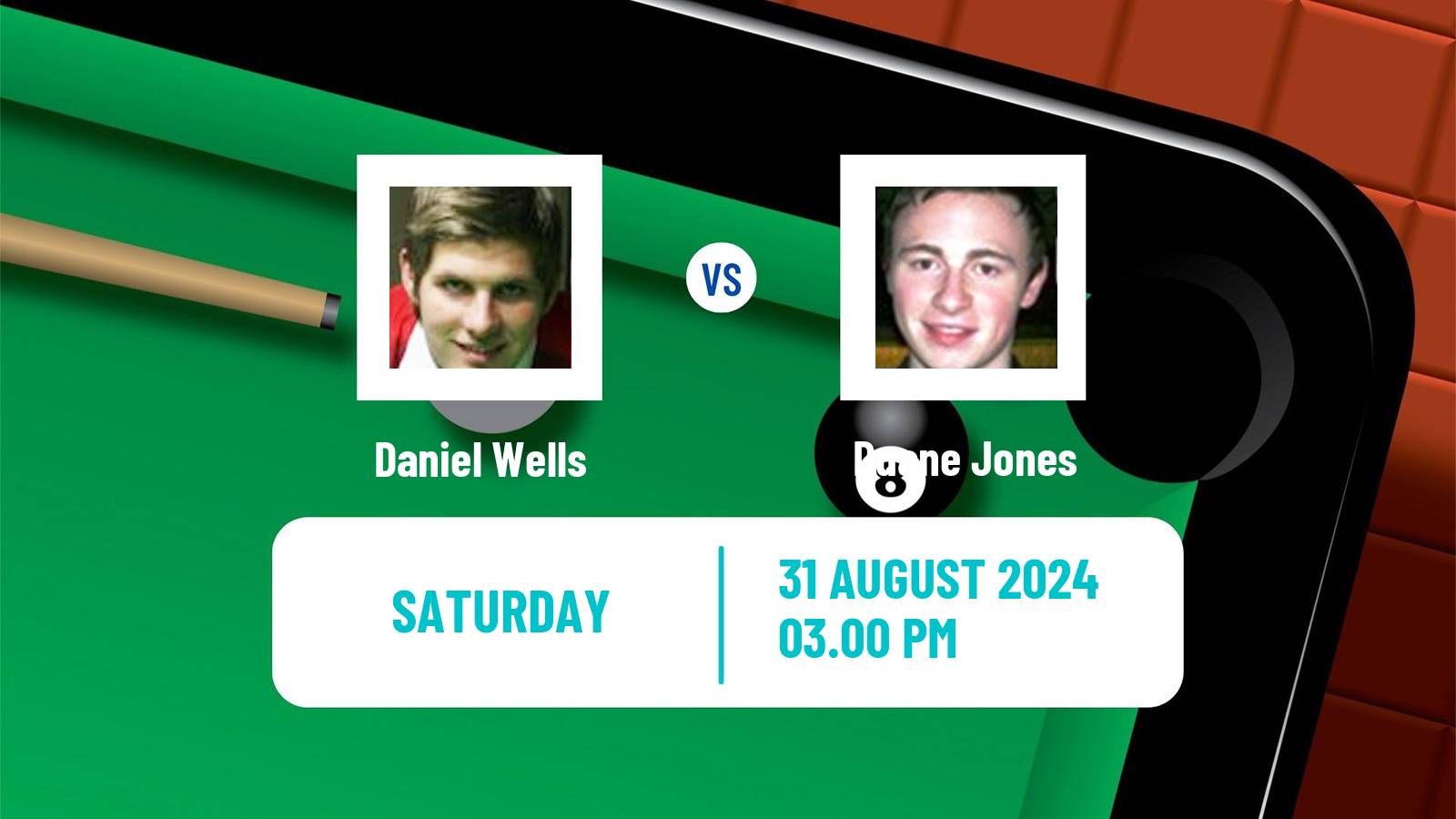 Snooker Saudi Arabia Masters Daniel Wells - Duane Jones