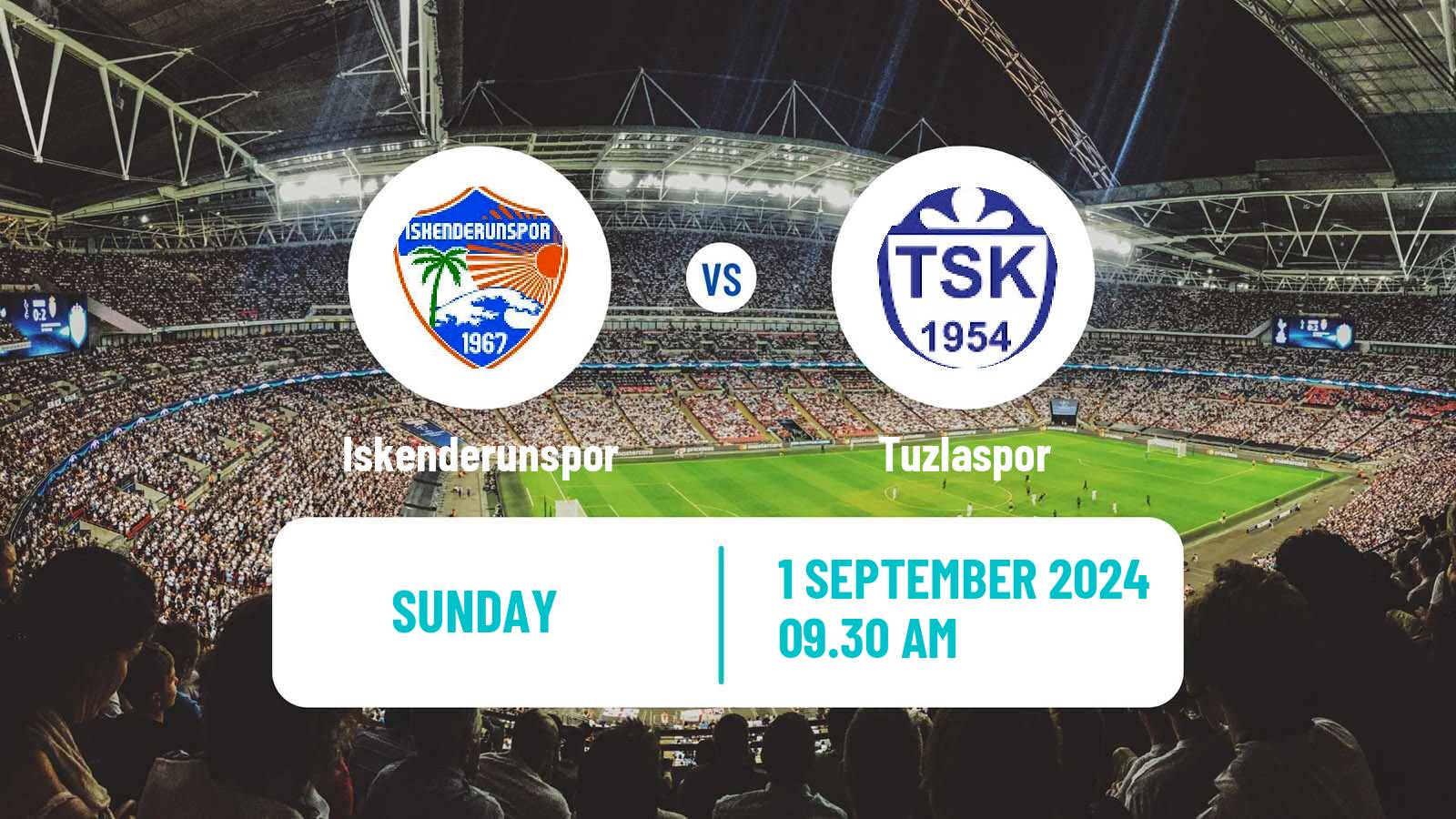 Soccer Turkish Second League White Group Iskenderunspor - Tuzlaspor