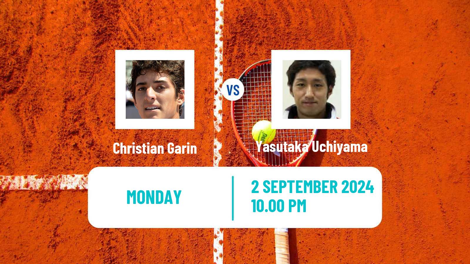 Tennis Shanghai Challenger Men Christian Garin - Yasutaka Uchiyama