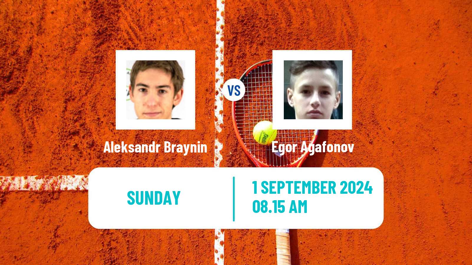 Tennis Istanbul Challenger Men 2024 Aleksandr Braynin - Egor Agafonov