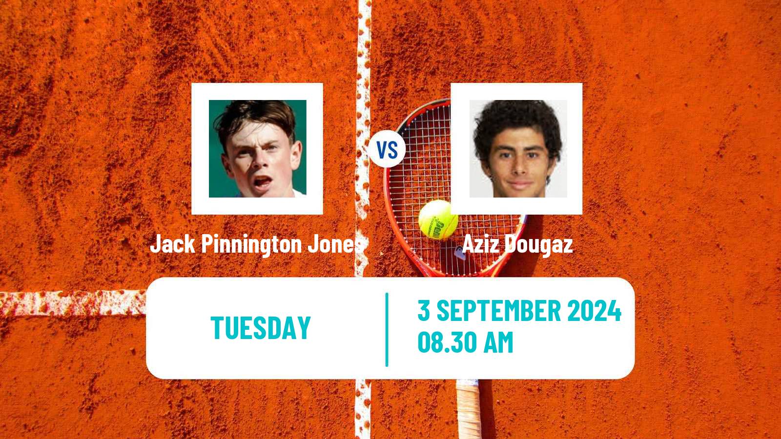 Tennis Istanbul Challenger Men Jack Pinnington Jones - Aziz Dougaz