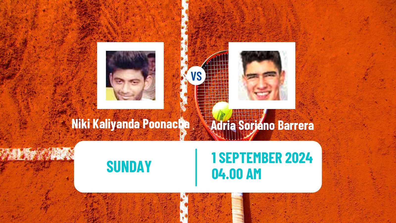 Tennis Cassis Challenger Men 2024 Niki Kaliyanda Poonacha - Adria Soriano Barrera