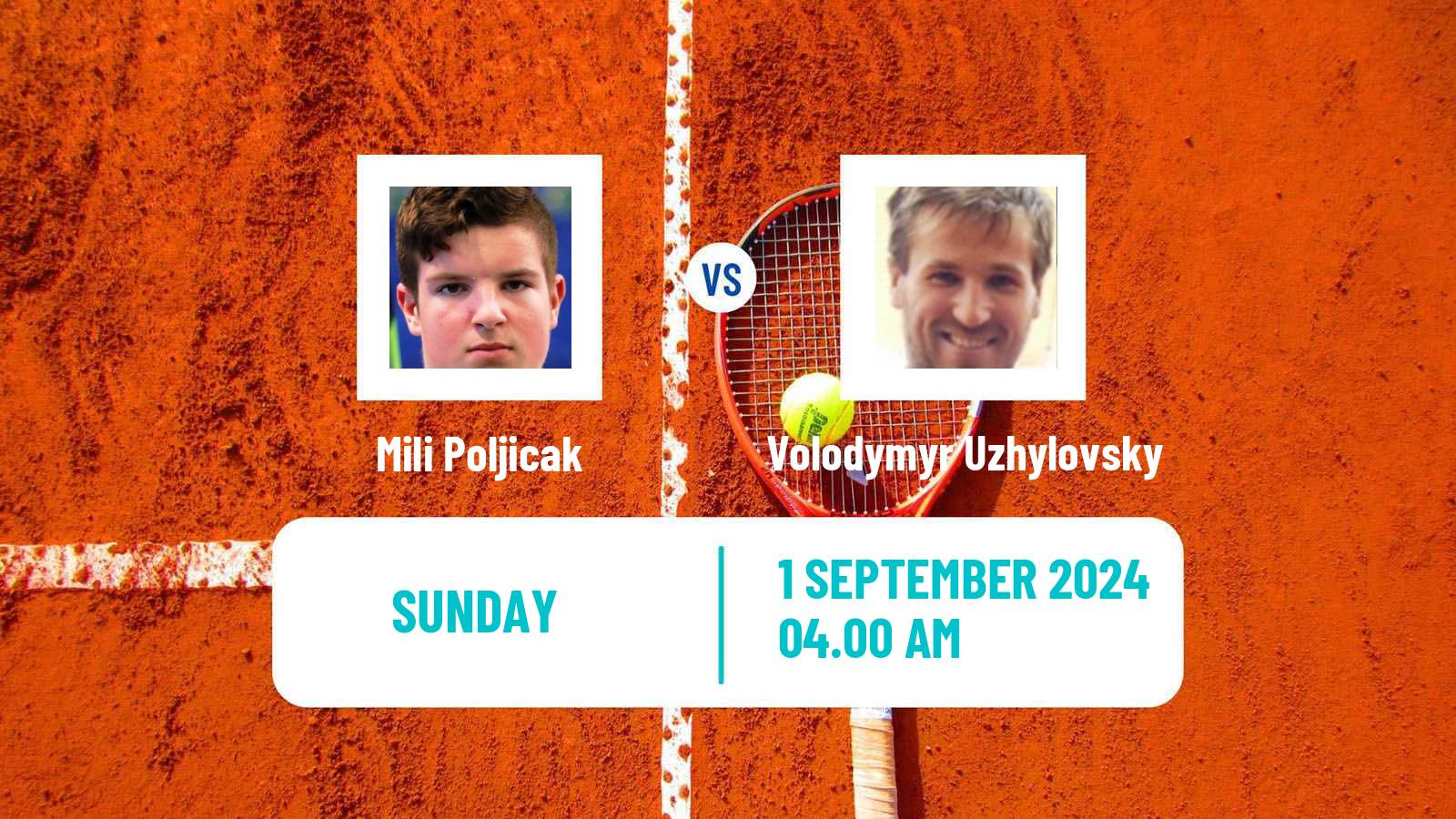 Tennis Genova Challenger Men 2024 Mili Poljicak - Volodymyr Uzhylovsky