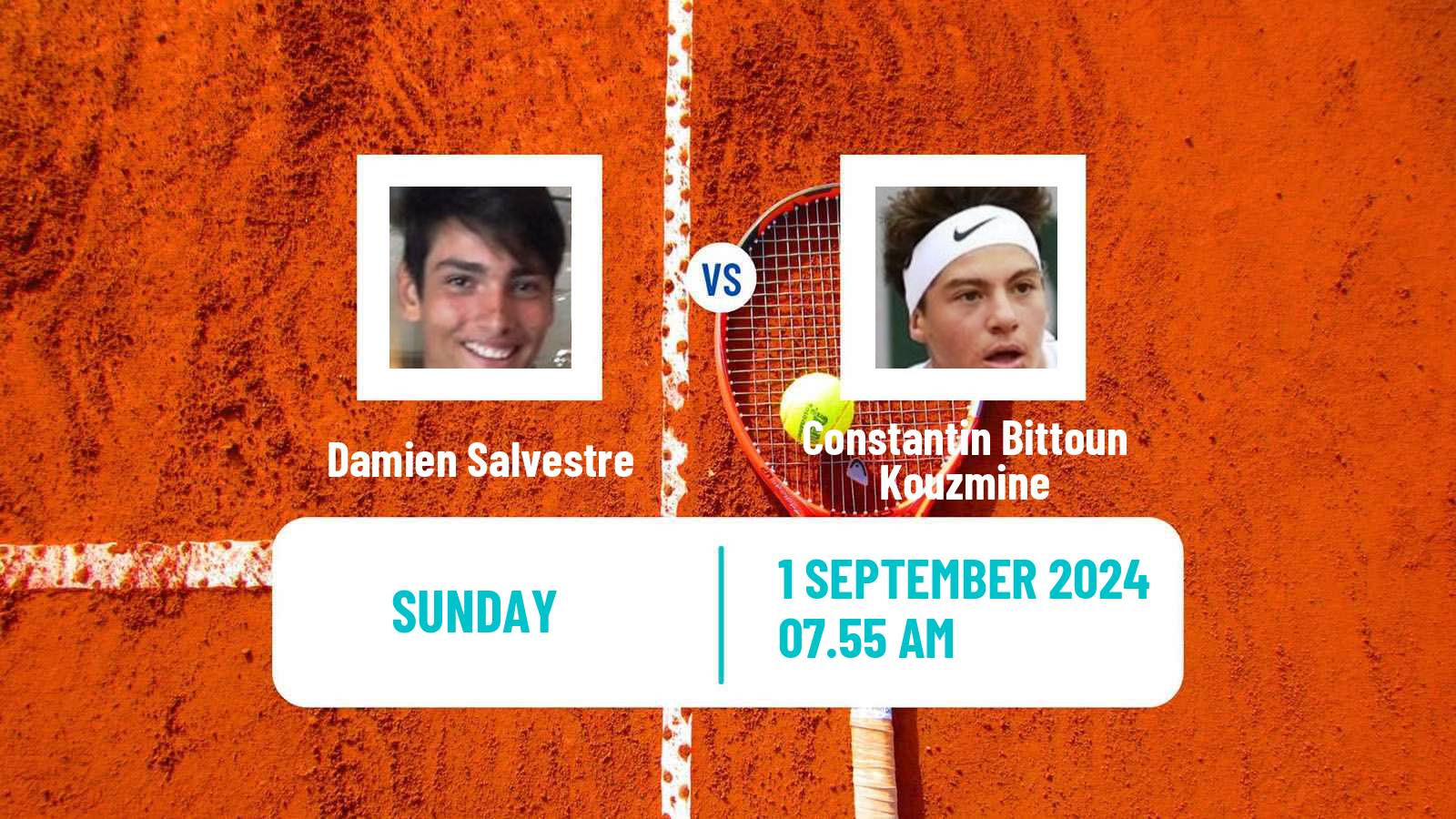 Tennis Cassis Challenger Men 2024 Damien Salvestre - Constantin Bittoun Kouzmine