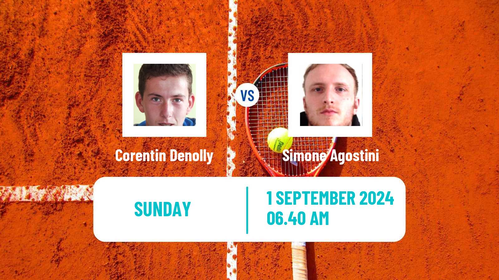 Tennis Genova Challenger Men 2024 Corentin Denolly - Simone Agostini