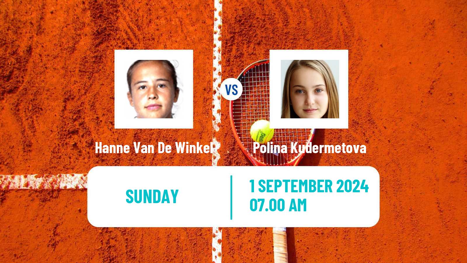 Tennis ITF W50 Oldenzaal Women Hanne Van De Winkel - Polina Kudermetova