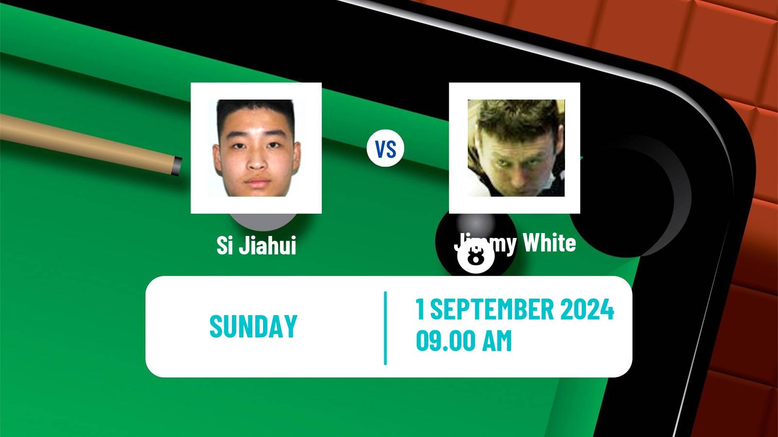Snooker Saudi Arabia Masters Si Jiahui - Jimmy White