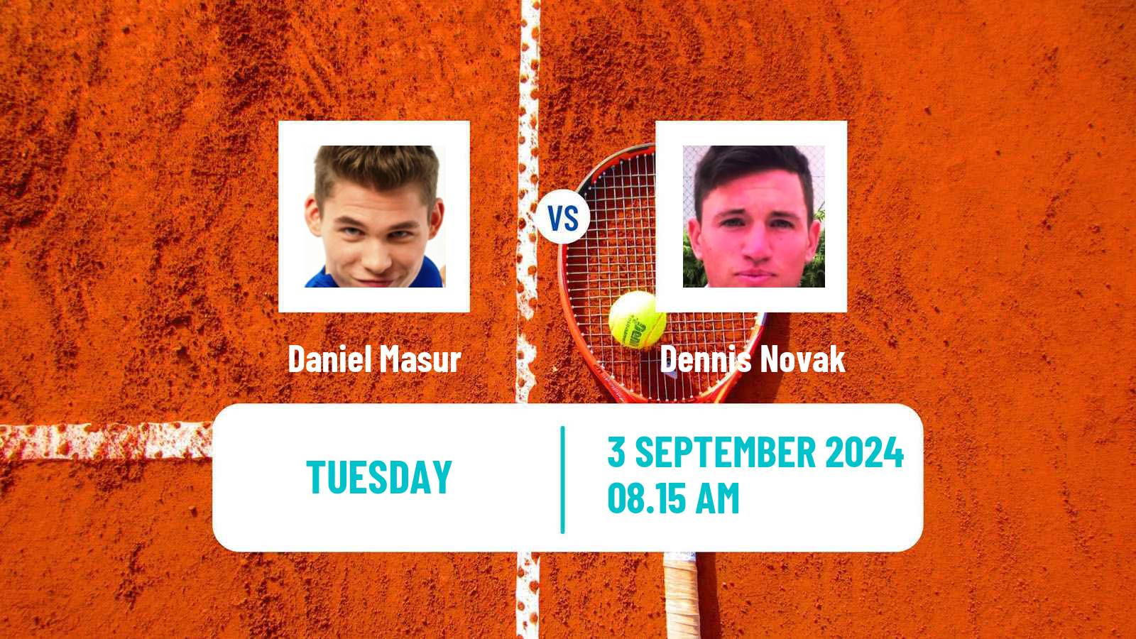 Tennis Tulln Challenger Men Daniel Masur - Dennis Novak