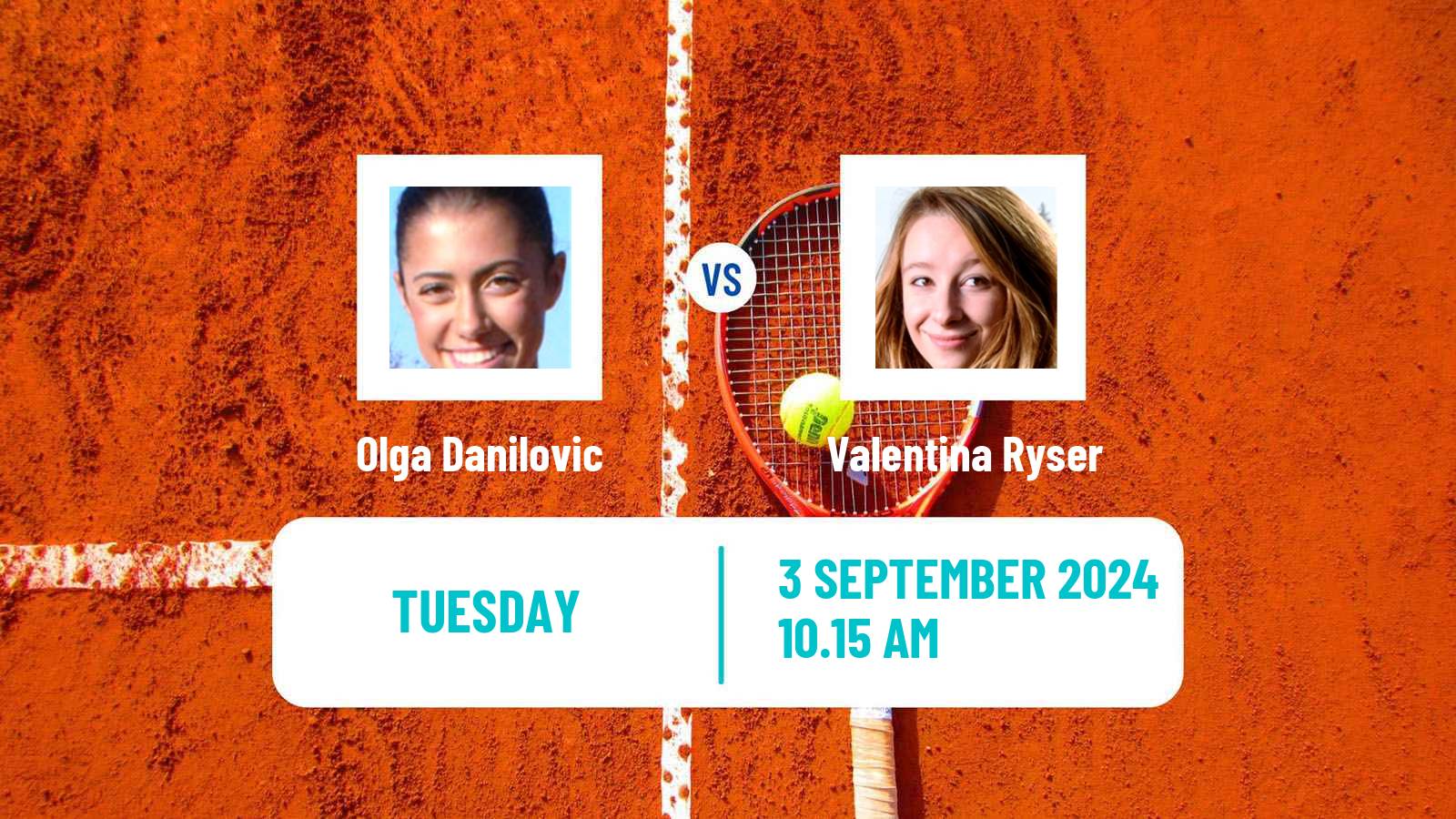Tennis Montreux Challenger Women Olga Danilovic - Valentina Ryser