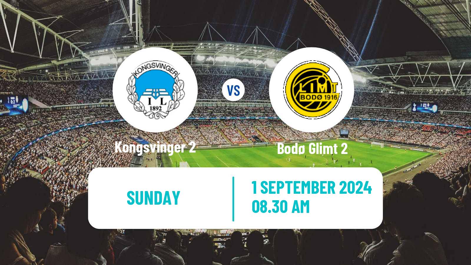 Soccer Norwegian Division 3 - Group 6 Kongsvinger 2 - Bodø Glimt 2