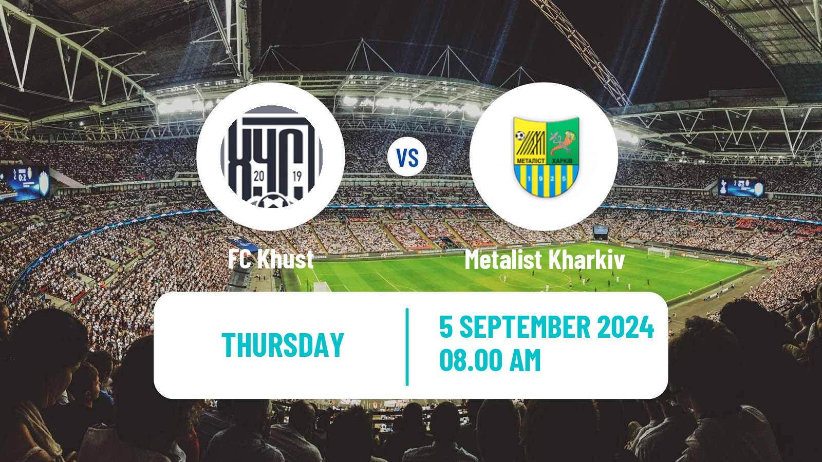Soccer Ukrainian Persha Liga Khust - Metalist Kharkiv