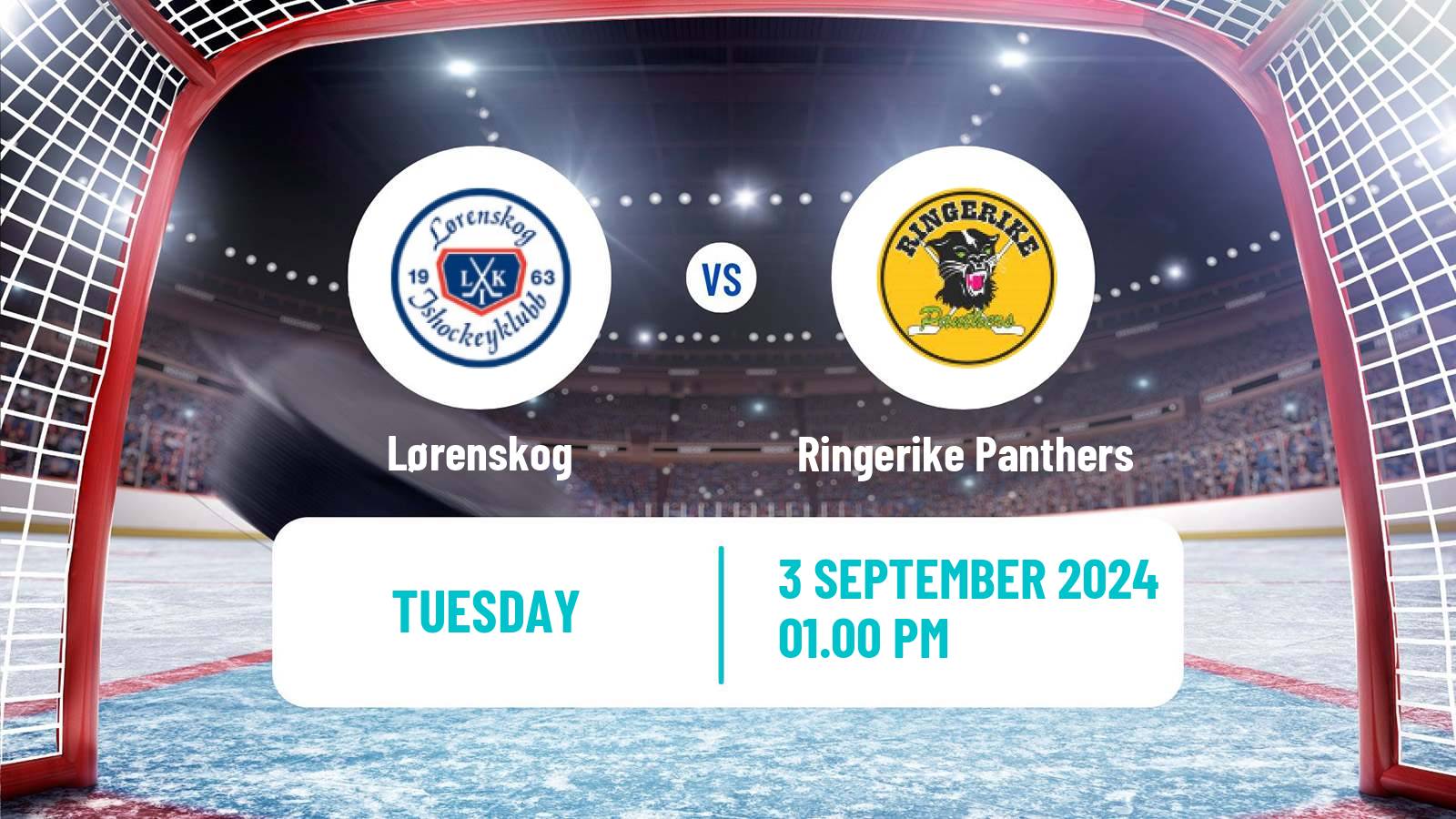 Hockey Club Friendly Ice Hockey Lørenskog - Ringerike Panthers