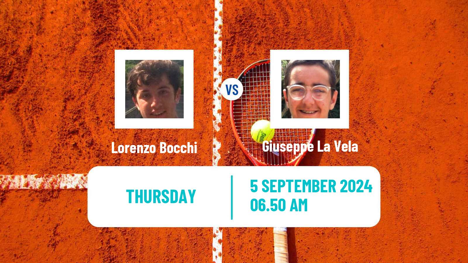 Tennis ITF M15 Bologna Men Lorenzo Bocchi - Giuseppe La Vela