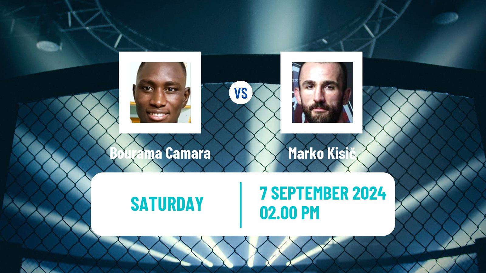 MMA Welterweight Prizefighter Tournament Men Bourama Camara - Marko Kisič