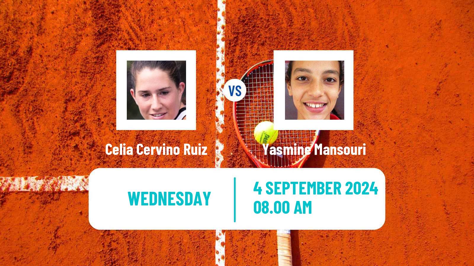 Tennis ITF W35 Leiria Women Celia Cervino Ruiz - Yasmine Mansouri