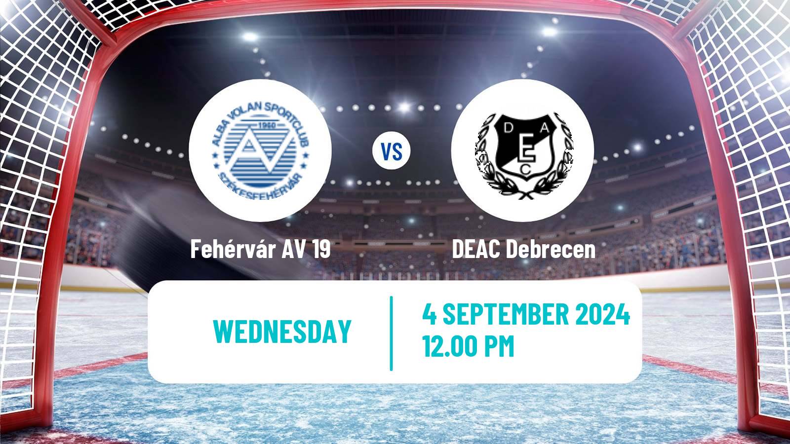 Hockey Club Friendly Ice Hockey Fehérvár AV 19 - DEAC Debrecen
