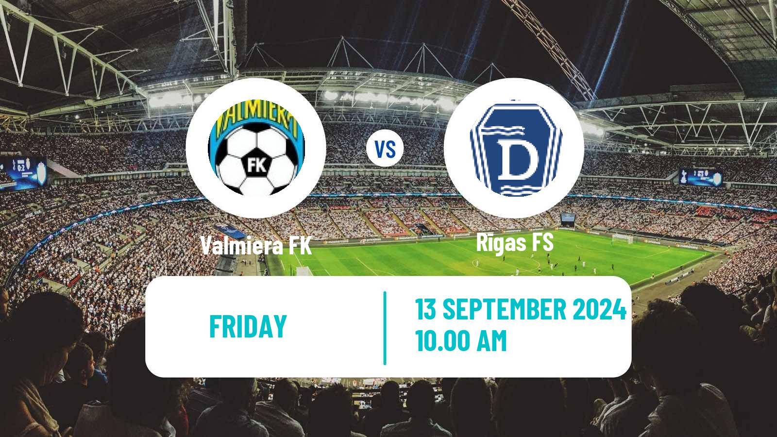 Soccer Latvian Virsliga Valmiera - RFS