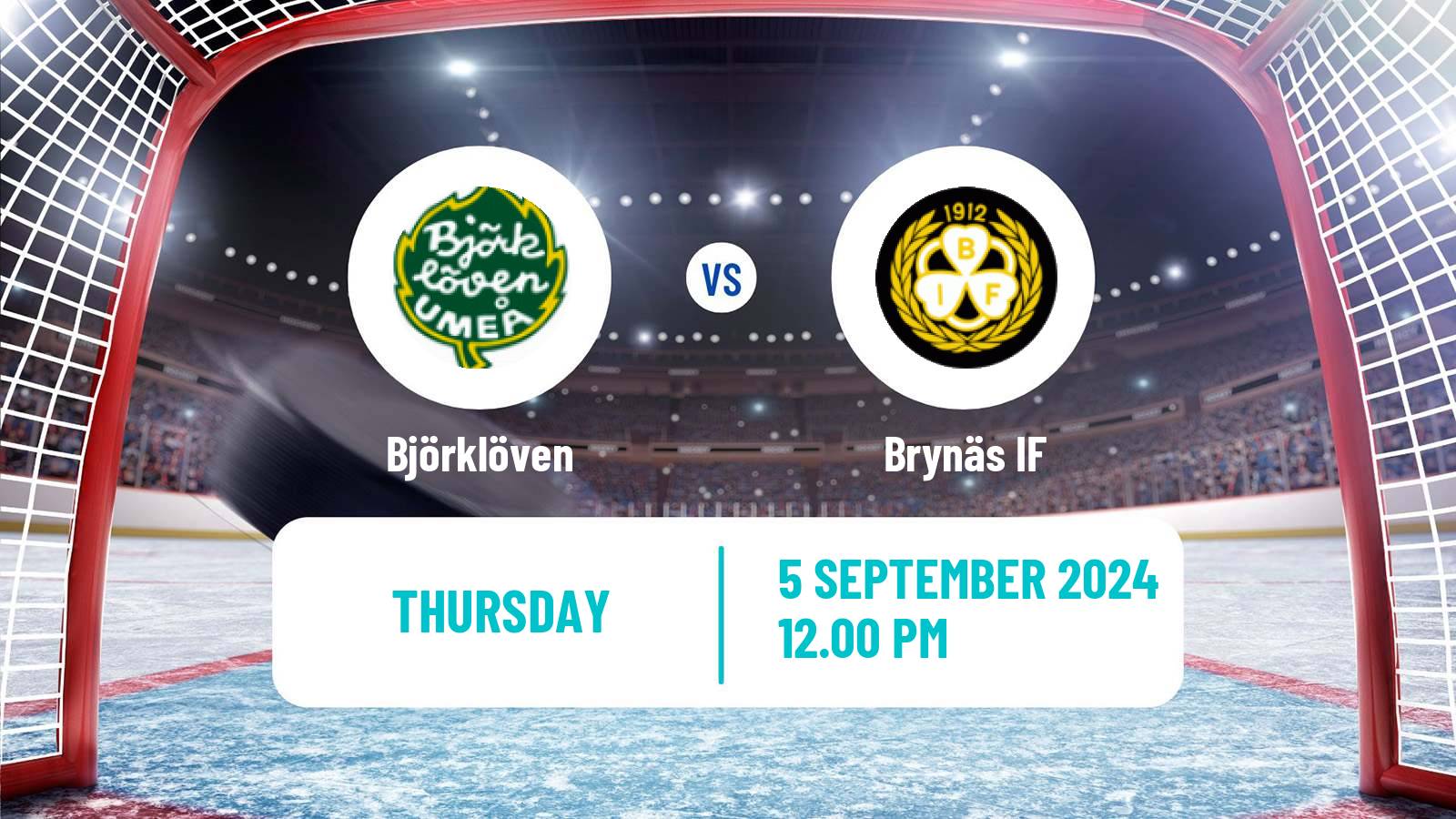Hockey Club Friendly Ice Hockey Björklöven - Brynäs