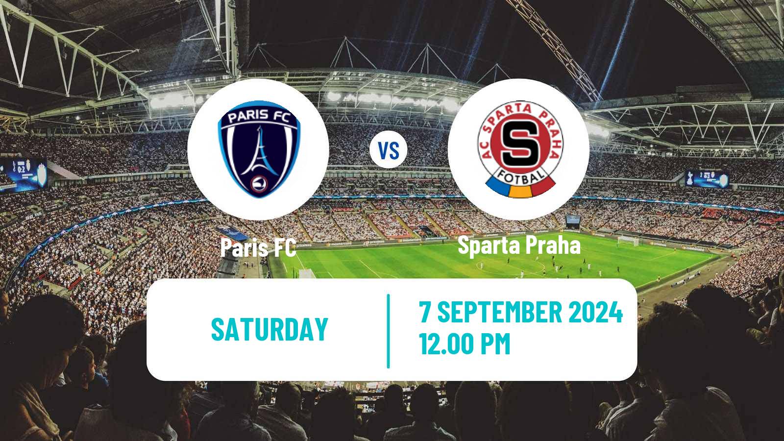 Football UEFA Champions League Women Paris FC - Sparta Praha