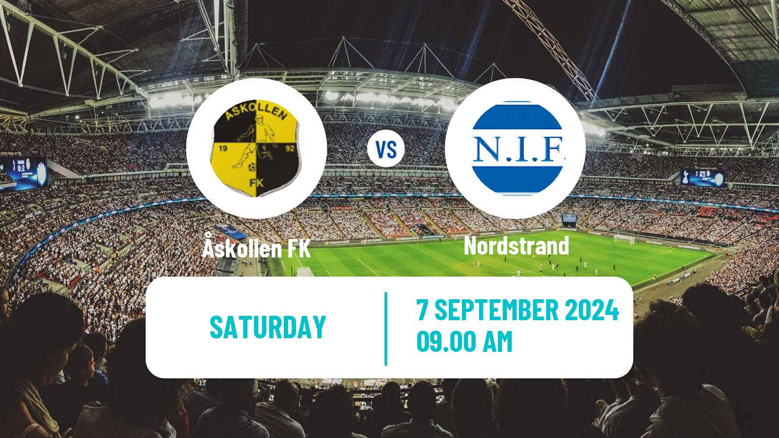 Football Norwegian Division 3 - Group 3 Åskollen - Nordstrand