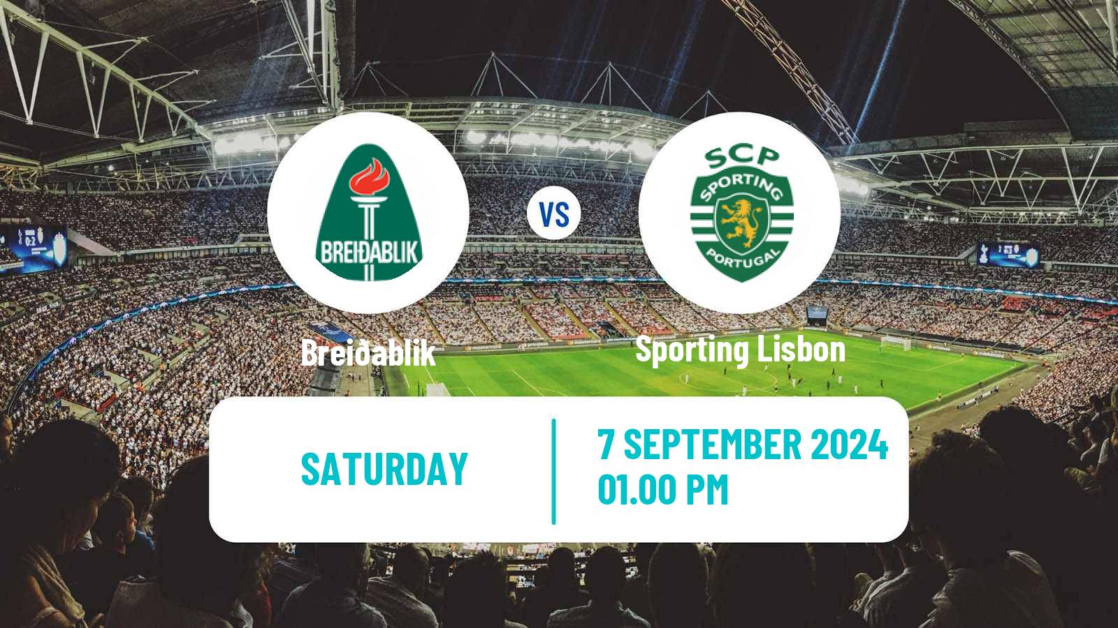 Football UEFA Champions League Women Breiðablik - Sporting Lisbon