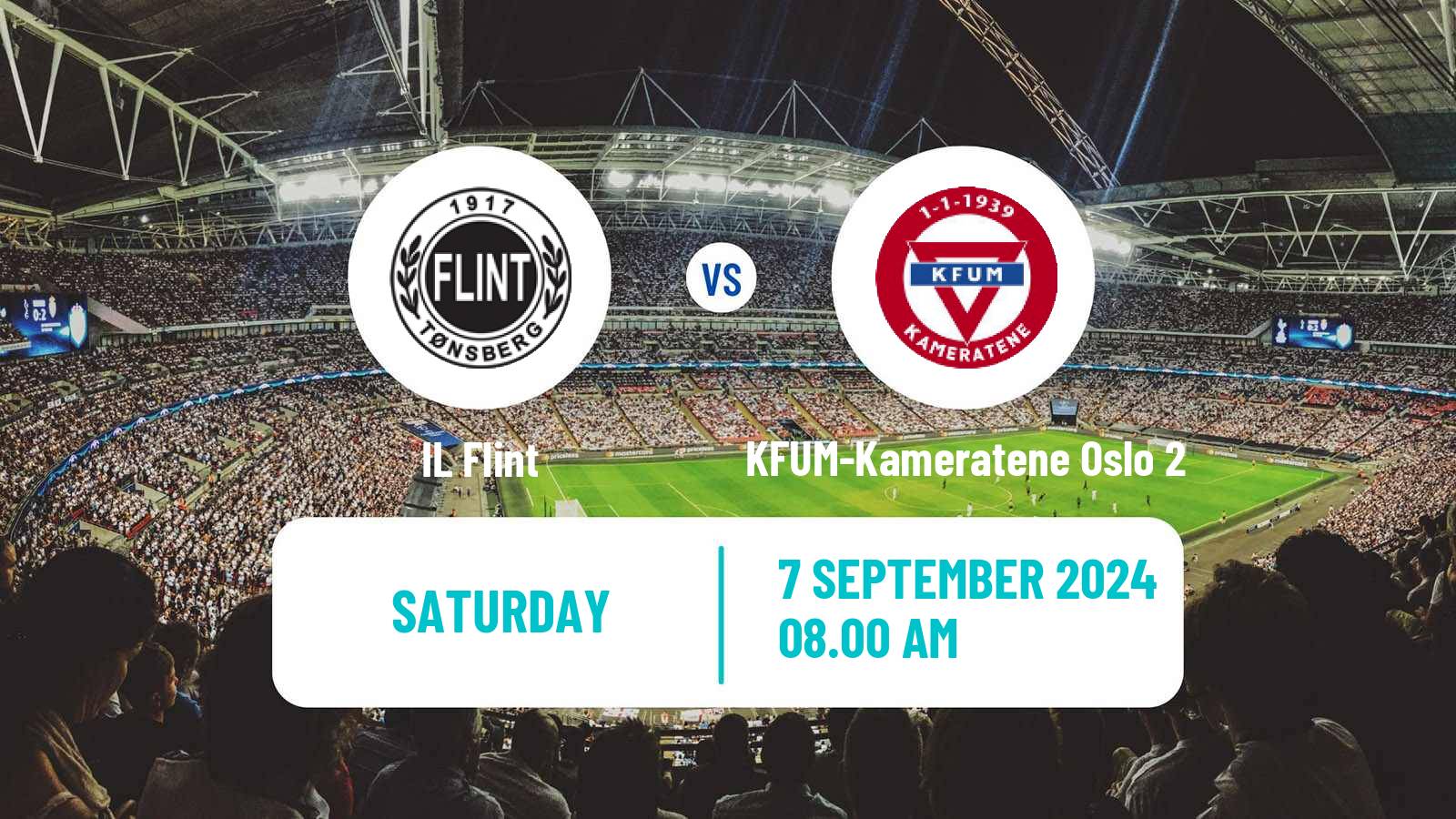 Football Norwegian Division 3 - Group 3 Flint - KFUM-Kameratene Oslo 2